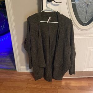 Dark gray cardigan